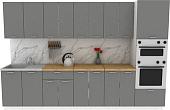 Готовая кухня ЭлиГард Lion 3.2 (дымчатый алмаз/дуб бунратти)