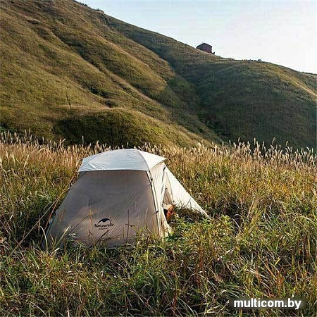 Треккинговая палатка Naturehike Nebula 2 Ultralight NH19ZP011 (20D, серый)