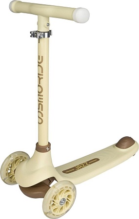 Трехколесный самокат Cosmoride Jazz CJ25GN (бежевый)