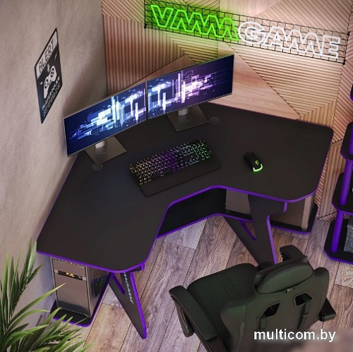 Геймерский стол VMM Game Jetx Dark Purple SF-1BPU