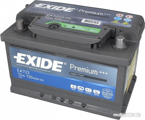 Автомобильный аккумулятор Exide Premium EA722 (72 А/ч)
