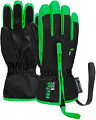 Горнолыжные перчатки Reusch Ben 6285108-7716 (р-р 3, Black/Neon Green)