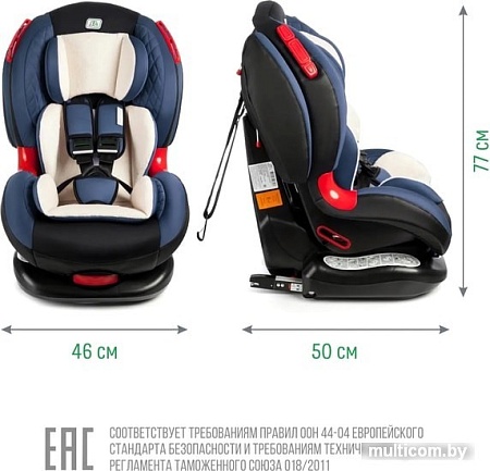 Детское автокресло Smart Travel Premier Isofix KRES2062 (синий)