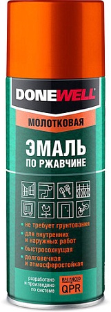Эмаль Donewell Молотковая по ржавчине 0.52 л (черно-бронзовая)