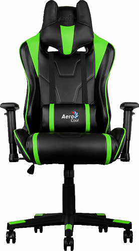 Кресло AeroCool AC220 (черный/зеленый)