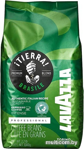 Кофе Lavazza Tierra Brazil Intense в зернах 1000 г