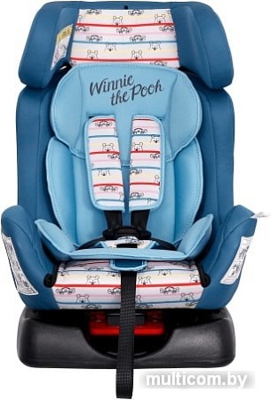 Детское автокресло Siger Диона Винни Пух (полосы/бирюзовый)