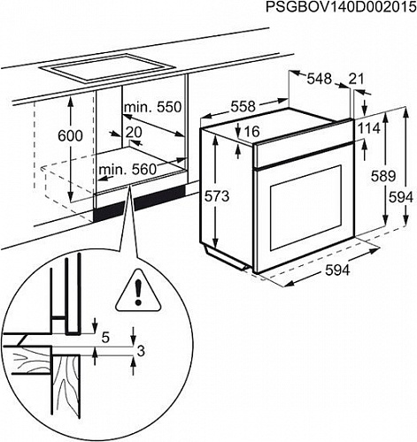 Духовой шкаф Electrolux OPEB4330V