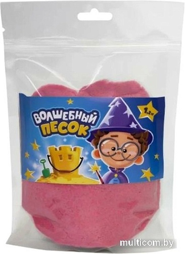 Песок кинетический Волшебный песок KP2RV (1.2 кг, розовый)
