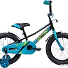 Детский велосипед Novatrack Valiant 16 2019 163VALIANT.BK9 (черный/голубой, 2019)
