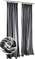 Комплект штор Ника Зварико 7300250/2 3.0x2.5 м (темно-серый/графит 34)