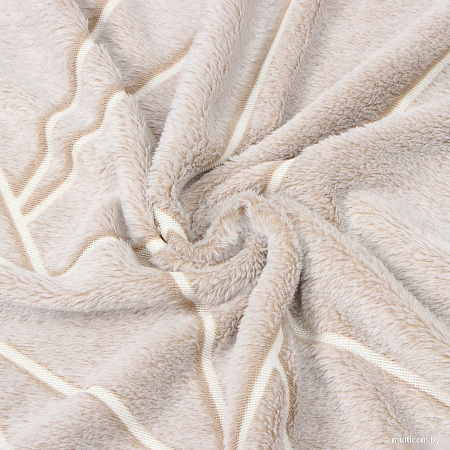 Плед Casa Conforte Stella Ice Shards 200x220 6154952 (бежевый)