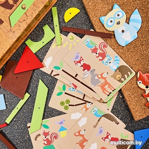 Конструктор/игрушка-конструктор Смородинка Лесные зверюшки 70-0715