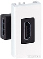 Розетка HDMI Simon 2701094-030 (белый)