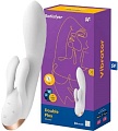 Вибратор Satisfyer Double Flex Connect App 4002620 (белый)