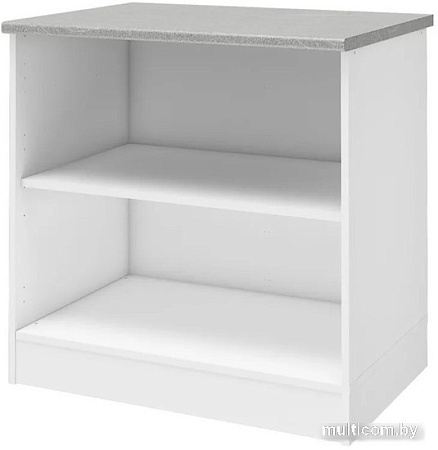 Шкаф напольный Stolline Уют 275.04МСТ (белый/бетон)