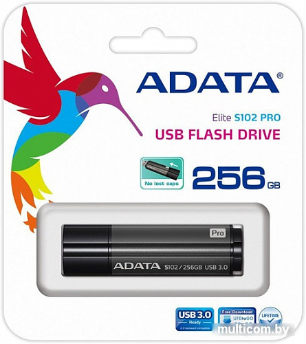 USB Flash A-Data Elite S102 Pro 256GB [AS102P-256G-RGY]