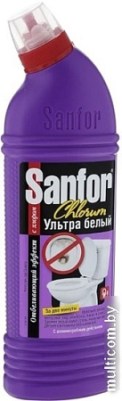 Средство для ванны Sanfor Chlorum Ультра белый 750 мл
