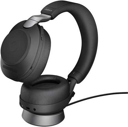 Jabra Evolve2 85 USB-A UC (черный, с зарядной базой)