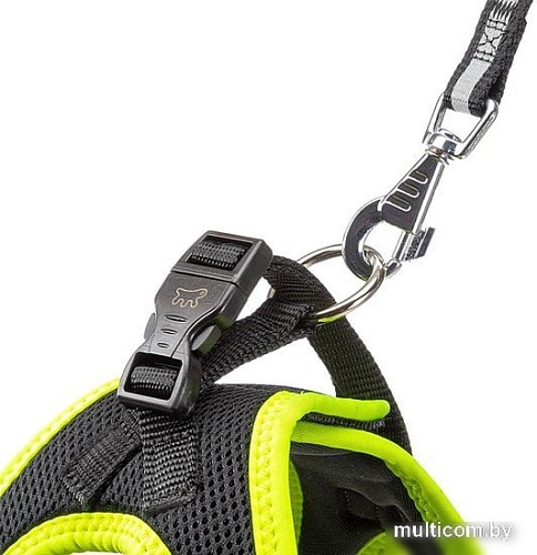 Шлейка Ferplast Kaori P 75469021 (XXS, черный/зеленый)