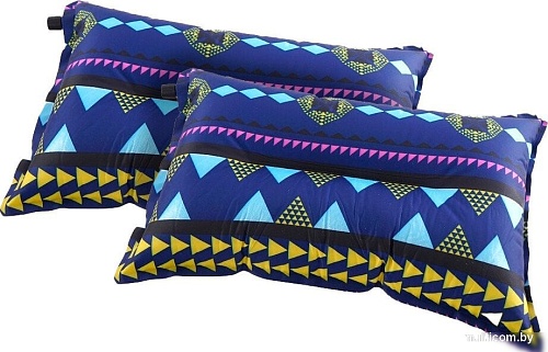 Подушка туристическая Mio Tesoro TBD0371514901A (2 шт, темно-синие полосы)