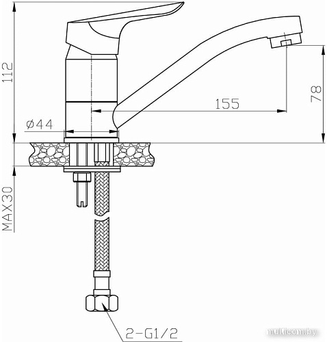 Смеситель Esko Cairo CI 15