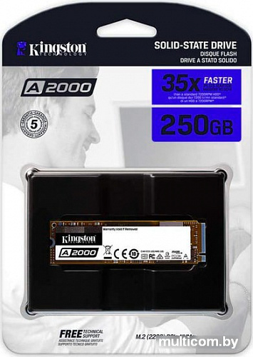 SSD Kingston A2000 250GB SA2000M8/250G