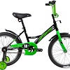 Детский велосипед Novatrack Strike 18 2020 183STRIKE.BKG20 (черный/зеленый)