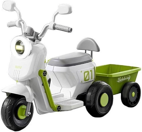 Электромотоцикл Pingxiang BDL688 6V7AH (белый)