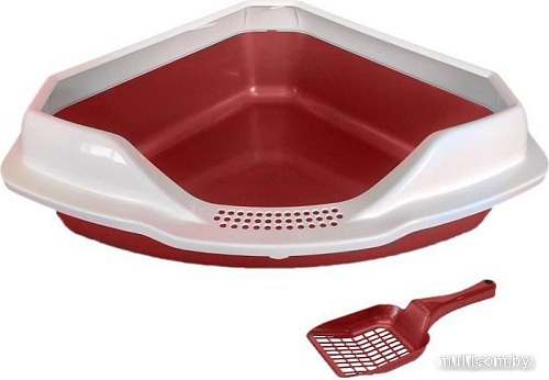 Туалет-лоток Homecat 75253 (бордовый перламутр)