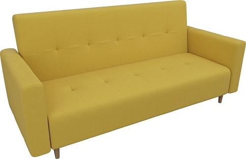 Диван Mebelico Вест 108719 (микровельвет, желтый)