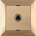 Розетка телевизионная Mutlusan Daria 2120 170 0180 (золото)