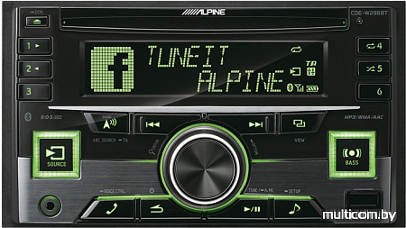 CD/MP3-магнитола Alpine CDE-W296BT