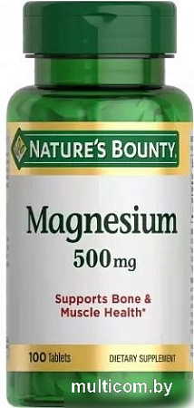 Витамин Nature's Bounty Магний 500мг (100 таблеток)