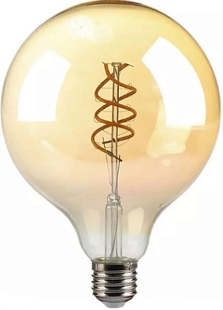 Светодиодная лампа V-TAC G125 E27 6 Вт 2200 К VT-2126