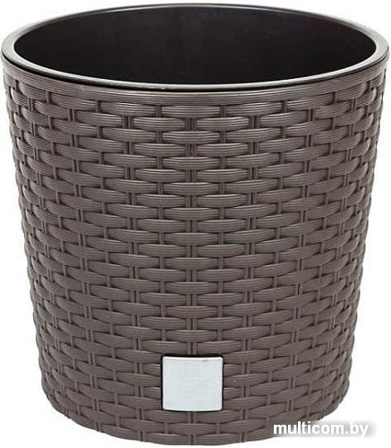 Горшок Prosperplast Rato Round DRTUS300L-440U (умбра)
