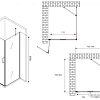 Душевой уголок Abber Zart AG08080P-S81