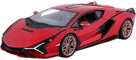 Легковой автомобиль Bburago Lamborghini Sian FKP 37 18-21099 (красный)
