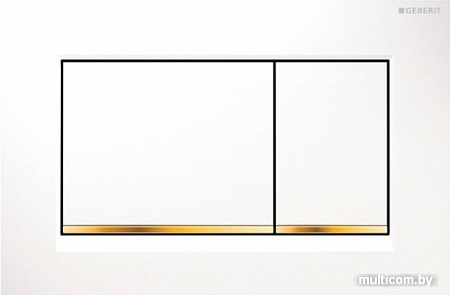 Geberit Sigma 30 115.883.KK.1 (белый/золотистый)
