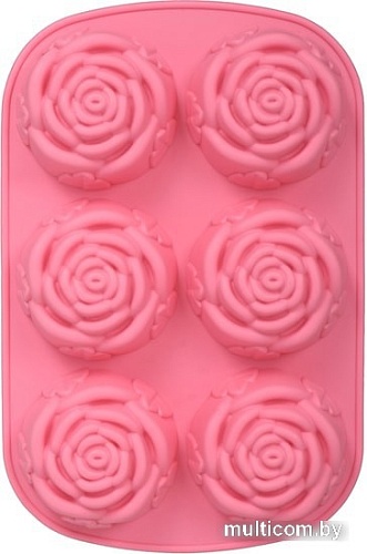 Форма для выпечки Marmiton Розы 16021 (розовый)