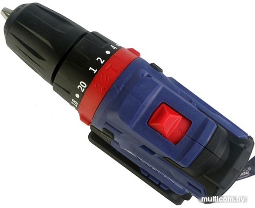 Ударная дрель-шуруповерт ДИОЛД ДЭА-20 ЛИ-02 У 10300010 (с 2-мя АКБ, кейс)