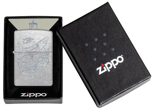 Зажигалка Zippo Street Chrome Guy Harvey 48595