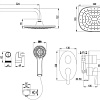 Душевая система Lemark Atlantiss LM3229C