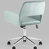 Офисное кресло Stool Group Ross chrome velvet Olive 61 (велюр серо-зеленый)