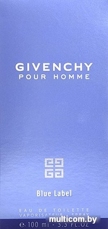 Givenchy Pour Homme Blue Label EdT (100 мл)