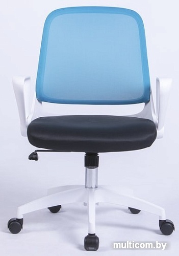 Кресло LoftyHome Call (черный/голубой)