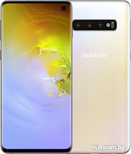 Смартфон Samsung Galaxy S10 G973 8GB/128GB Dual SIM Exynos 9820 (перламутр)