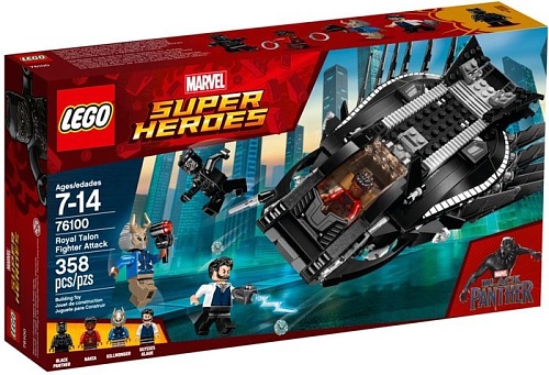 Конструктор LEGO Super Heroes 76100 Нападение Королевского Когтя