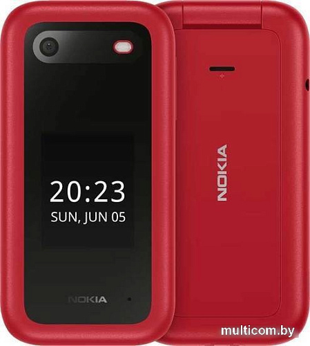 Кнопочный телефон Nokia 2660 (2022) TA-1469 Dual SIM (красный)