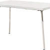 Кухонный стол Millwood Ванкувер 120-152x70x75 (белый/металл белый)